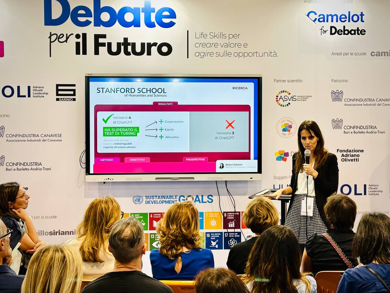 Enrica Sabatini a Didacta Bari 2024, Bari